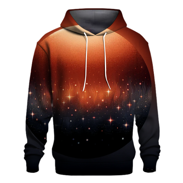 Starlit Ember Glow Hoodie