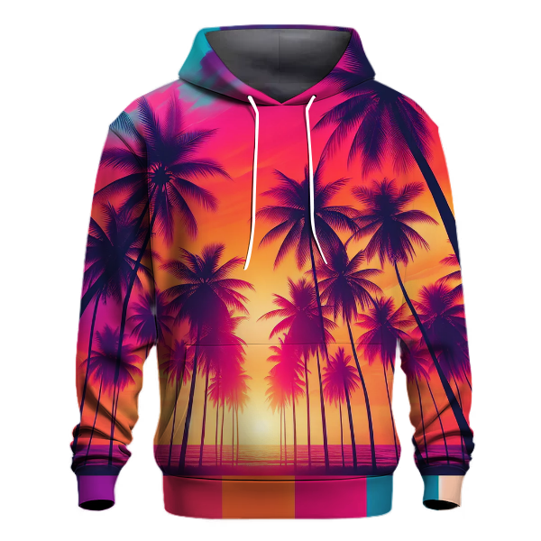 Miami Beach Sunset Hoodie