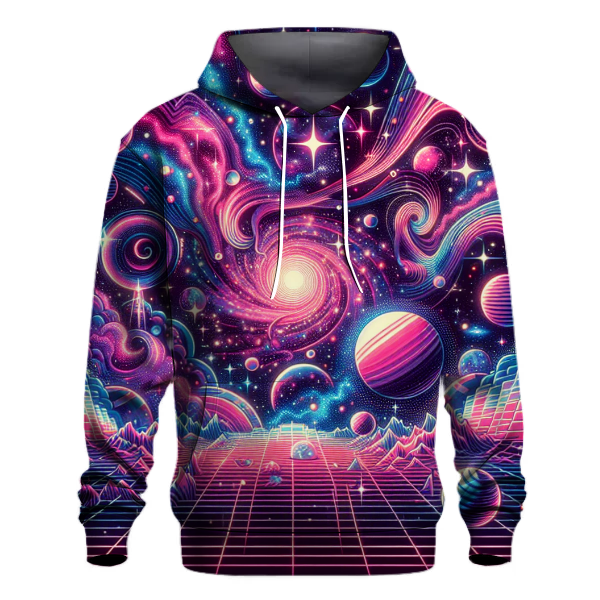 Cosmic 80s Lightshow Hoodie