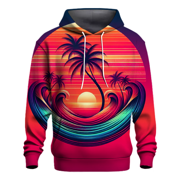 Tropical Sunset Hues Hoodie