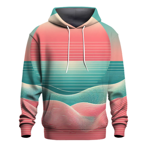 Ocean Sunset Glow Hoodie
