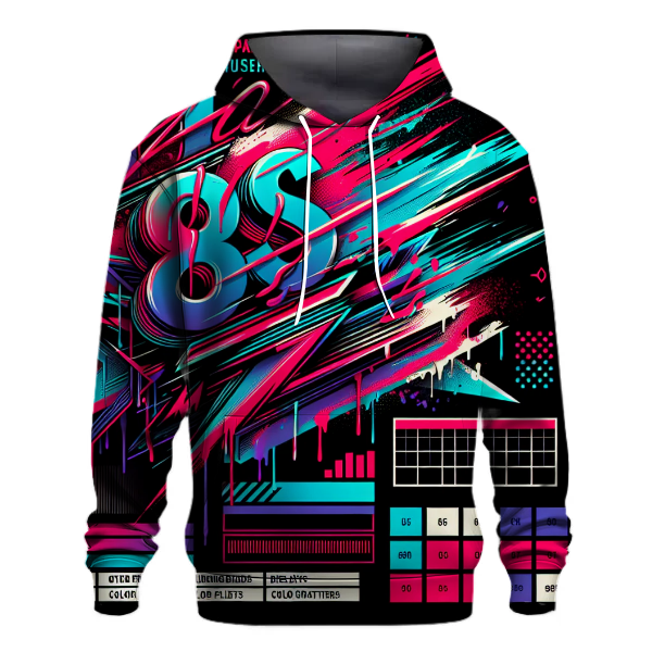 Abstract Graffiti Lines Hoodie