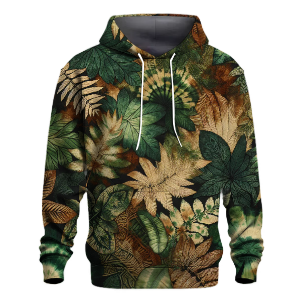 Forest Fern Imprint Hoodie