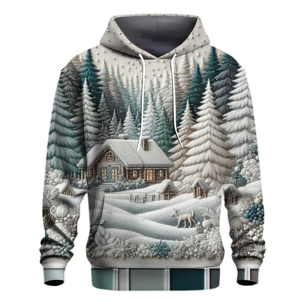 Snowy Forest Dreams Hoodie