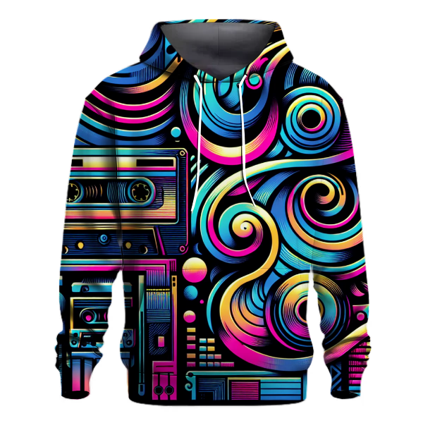 Cassette Vibe Waves Hoodie