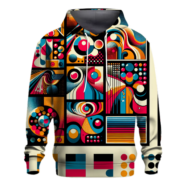 Retro Pop Art Fusion Hoodie