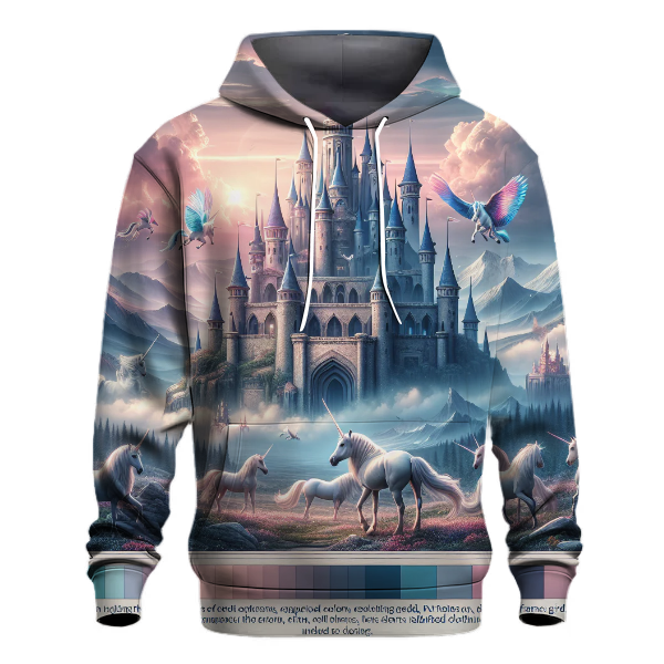 Fantasy Unicorn Castle Hoodie