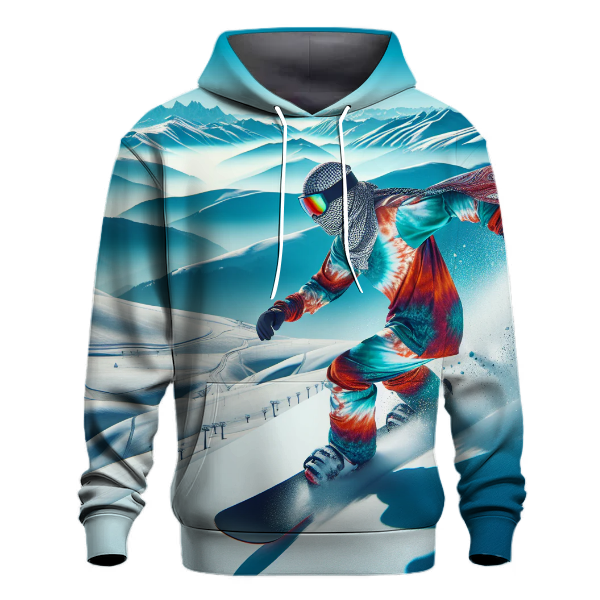 Snowboarding Waves Hoodie