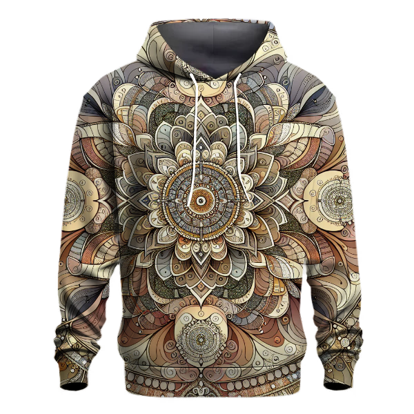 Serene Zen Patterns Hoodie