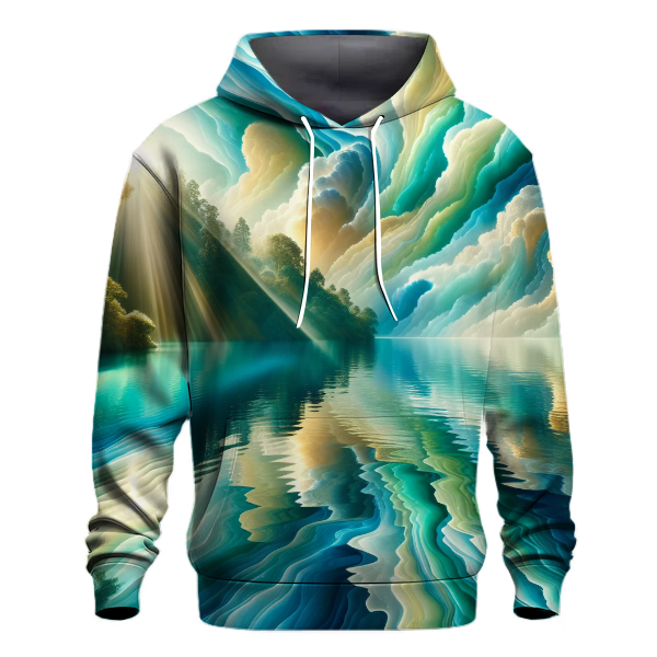 Mystical Lagoon Splash Hoodie
