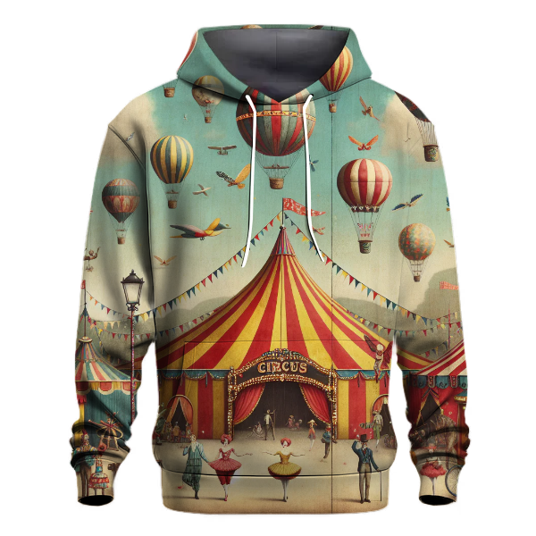 Funky Vintage Circus Hoodie