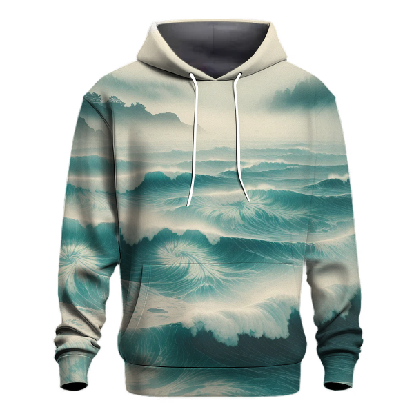 Ocean Mist Tie-dye Design Hoodie