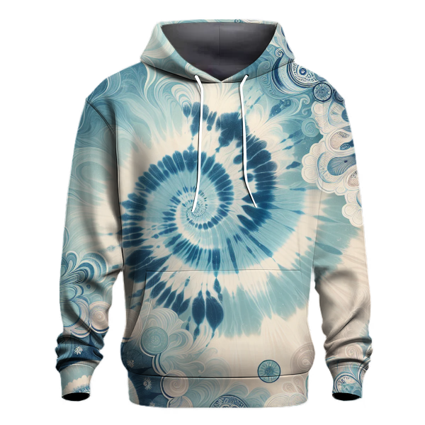 Serene Sea Tie-dye Design Hoodie