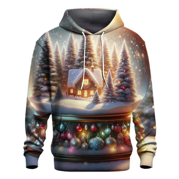 Charming Snow Globe Scene Hoodie