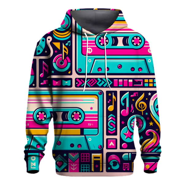 Retro Tapes and Tunes Hoodie