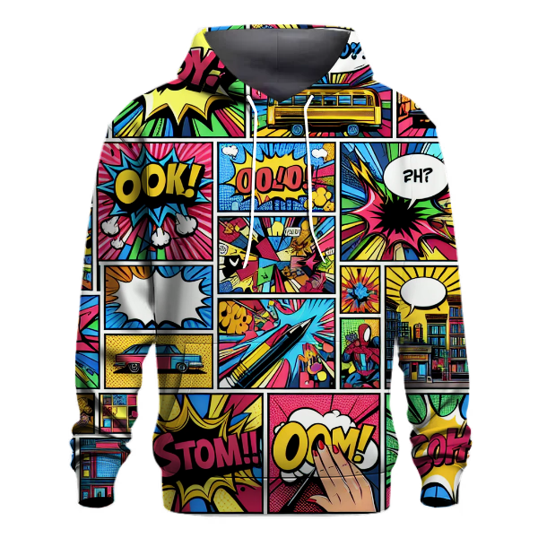 Retro Comic Strip Hoodie