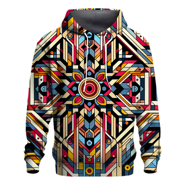 Funky Kaleidoscope Twist Hoodie
