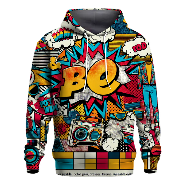 Classic Retro Pop Art Hoodie