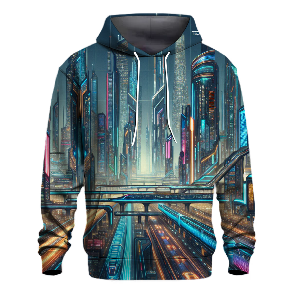 Futuristic Urban Vision Hoodie