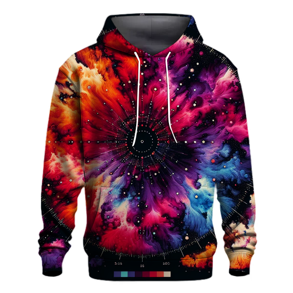 Cosmic Explosion Tie-dye Design Hoodie