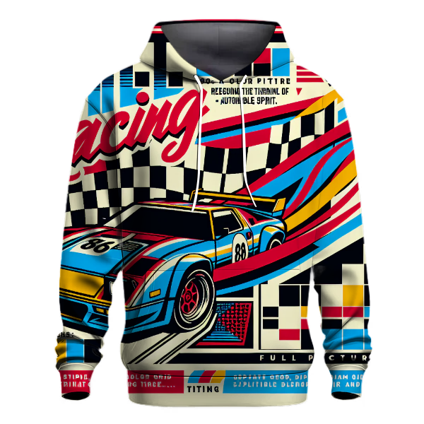 Retro 80s Racing Hoodie