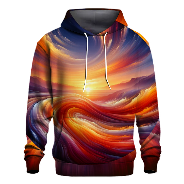 Sunrise Tie-dye Design Hoodie