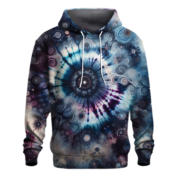 Glistening Twilight Tie-Dye Hoodie