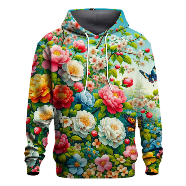 Radiant Spring Blossoms Hoodie