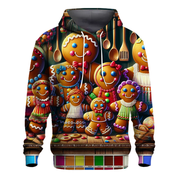 Christmas Gingerbread Family Hoodie