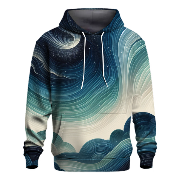 Midnight Oasis Tie-dye Design Hoodie