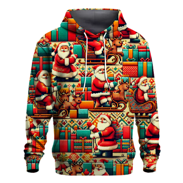 Retro Santa Claus Parade Design Hoodie