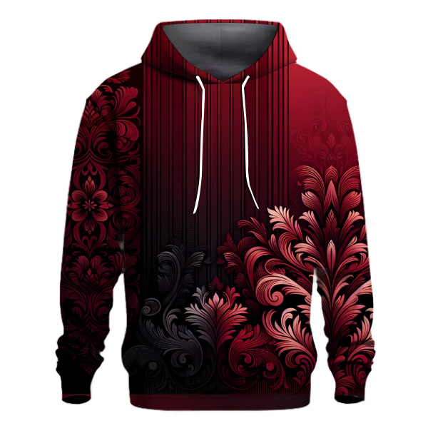 Crimson Dreams Gradient Hoodie