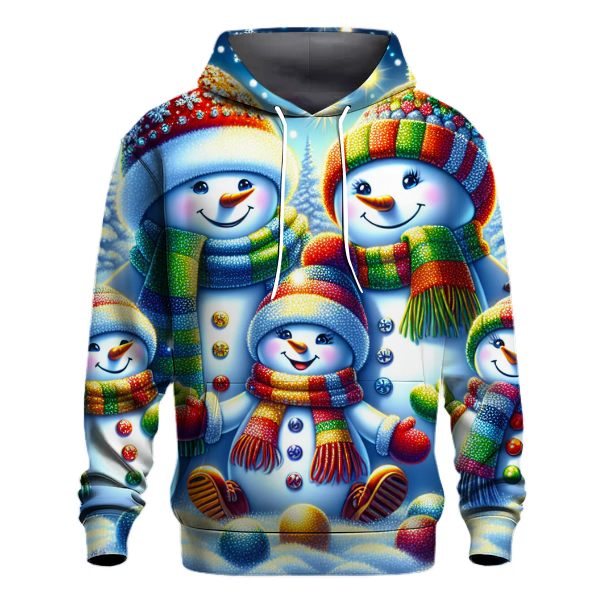 Snowman Family Fun Hoodie