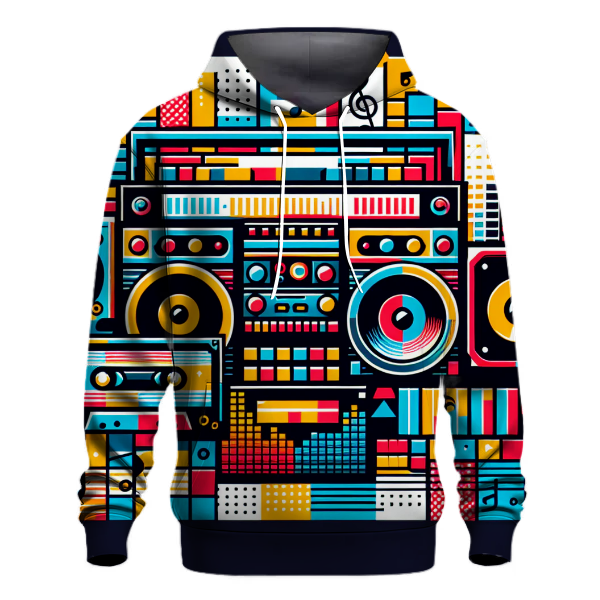 Boom Box Retro Beats Hoodie