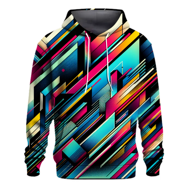 Neon Edge Design Hoodie