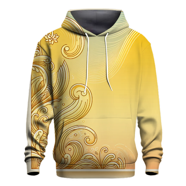 Golden Sand Serenity Hoodie