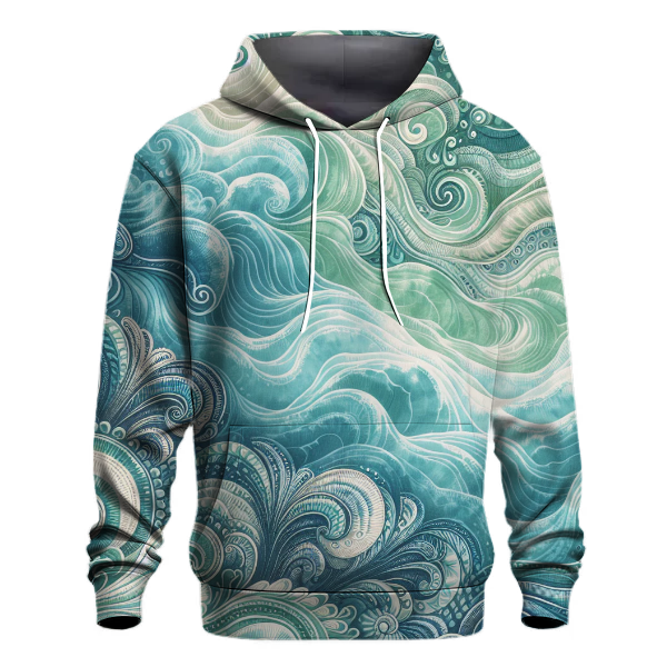 Aqua Dreamscape Hoodie