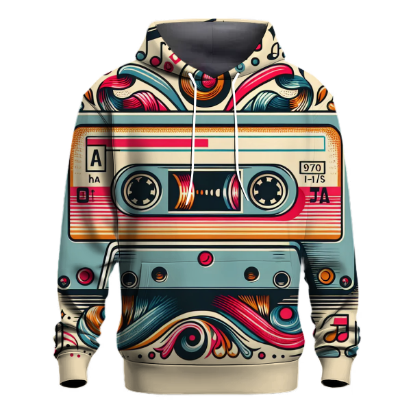 Retro Graphic Cassette Hoodie