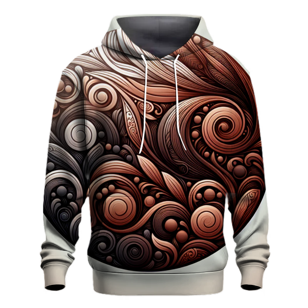 Chocolate Swirl Gradient Hoodie