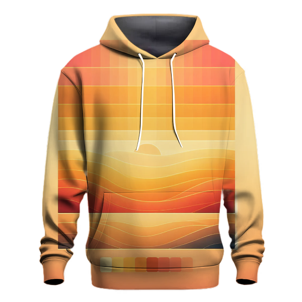 Amber Sunset Horizon Hoodie