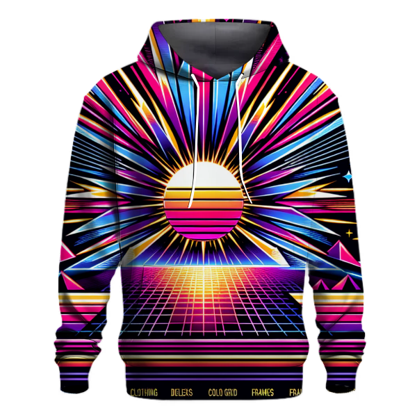 Synth Sunburst Hoodie