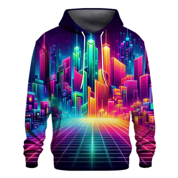 Synthwave Night Lights Hoodie