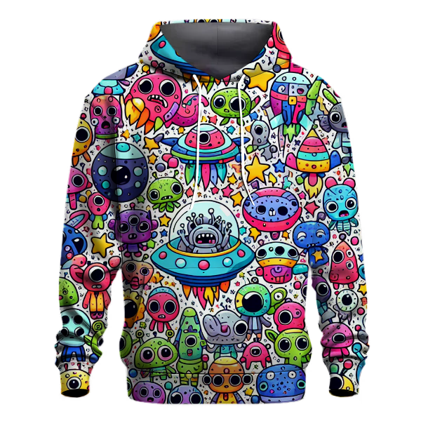 Quirky Space Adventures Hoodie