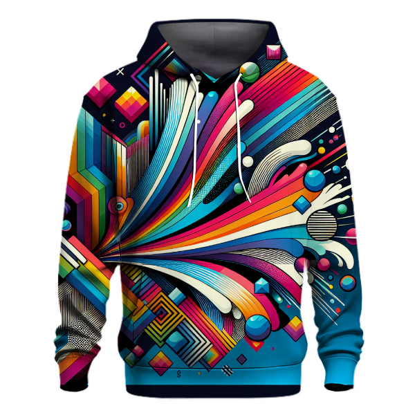 Rad Rainbow Rays Hoodie