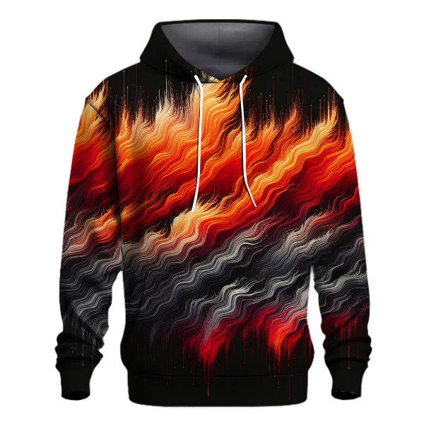 Flaming Ember Gradient Hoodie