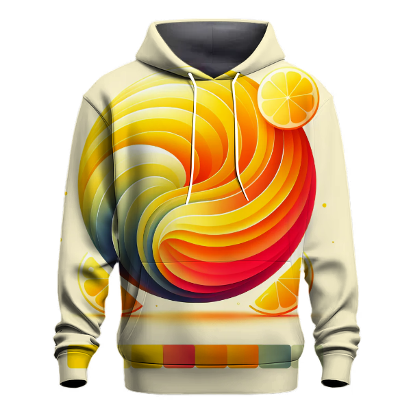 Summer Citrus Gradient Hoodie