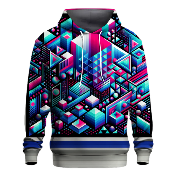 Electric Geometric Madness Hoodie