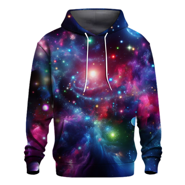 Neon Galaxy Explorer Hoodie