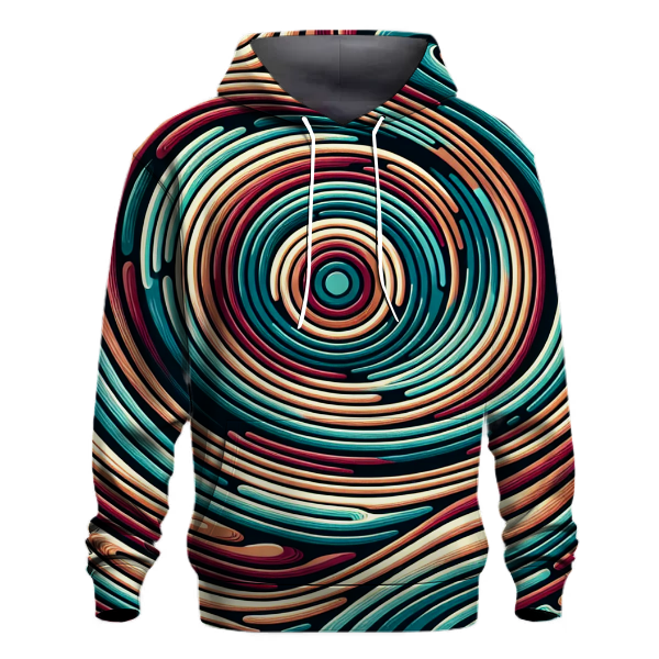 Rhythmic Ripple Symphony Hoodie
