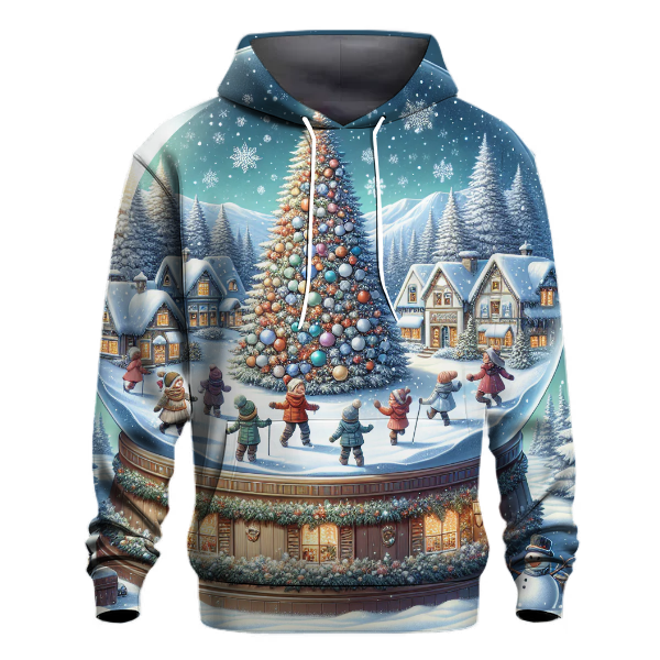 Magical Snow Globe Scene Hoodie